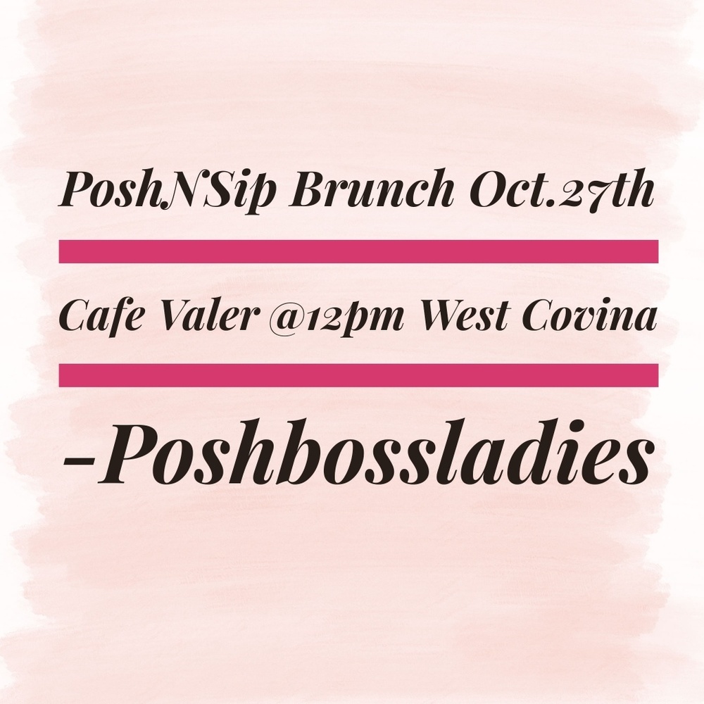 Poshnsip Brunch Oct.27th Poshfest Discussion